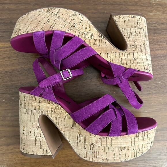 NWT Free People Lisbon Mary Jane Platform Heel in Verbena Womens Size 9/40 - Picture 5 of 7